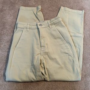 Yellow buttery Everlane jeans size 00